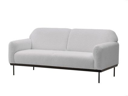 Šedá designová pohovka ANDERSON s kovovou podnoží