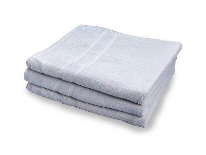 Luxusní hotelová osuška Deluxe 100x200 cm bílá z 100% bavlny