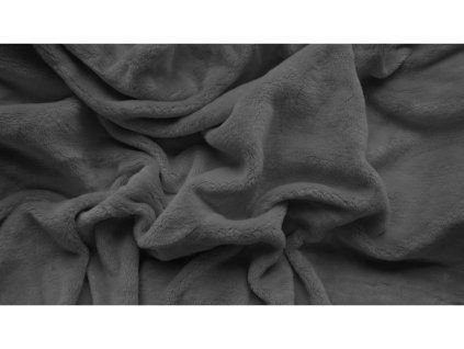 Tmavě šedé mikroplyšové prostěradlo SOFT 90x200 cm pro maximální pohodlí