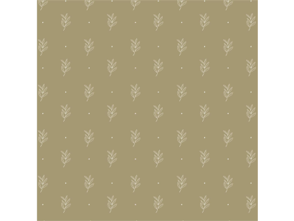 Kvalitní zelené ubrousky GREEN LEAF 40x40 cm, 50 ks pro elegantní stolování
