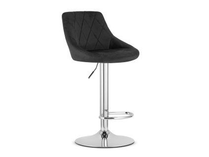 66818 cerna barova zidle velvet kast