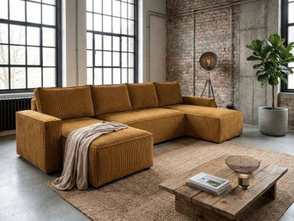 76892 designova sedaci souprava smart cosaro do u horcicova 295x140 cm s zebrovanym calounenim