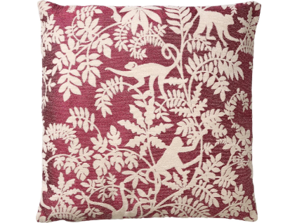 Dekorační povlak na polštář ABU MERLOT 45x45 cm – elegantní vínová barva