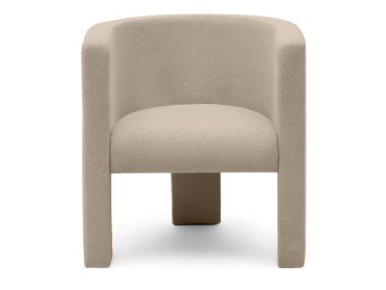 Designové křeslo MILU béžové pro moderní interiéry