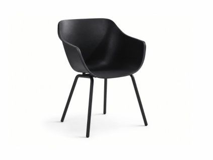 Jídelní židle HARTMAN IRIS RONDO, černá do moderní jídelny