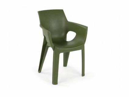 Zahradní jídelní židle IVY, zelená pro moderní terasu