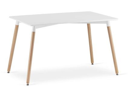 99374 akce bily jidelni stul adria 120x80 cm ii jakost