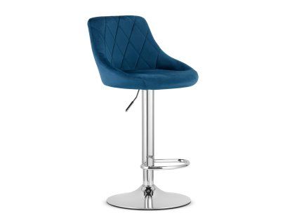 103476 akce modra barova zidle velvet kast ii jakost