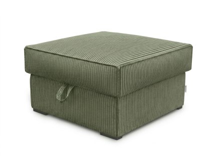 Mentolový taburet SMART COSARO XL s úložným prostorem 71x71 cm
