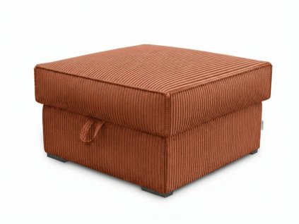 Terakotový taburet SMART COSARO XL s úložným prostorem 71x71 cm