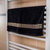 Kvalitní ručník GREEK 50 x 90 cm, černý, 100% bavlna