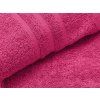 Luxusní osuška Classic purpurová 70 x 140 cm s dekorativní bordurou