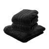 Černý ručník Comfort 50 x 100 cm z 100% bavlny - elegance a kvalita