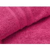 Měkká osuška Comfort Maxi 100x180 cm purpurová s jemnou bordurou, 100% bavlna