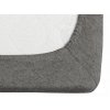 18818 3 hebke frote prosteradlo exclusive tmave sede 160 x 200 cm