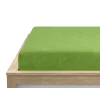 Froté prostěradlo EXCLUSIVE zelené 180 x 200 cm na dvoulůžkovou postel