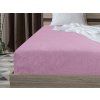 Luxusní froté prostěradlo EXCLUSIVE růžové 200x220 cm pro elegantní a útulnou ložnici