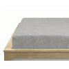 11729 3 luxusni frote prosteradlo exclusive svetle sede 200x220 cm s gumickou