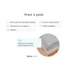 Elastické froté prostěradlo do dětské postýlky 60x120 cm – snadná údržba a dlouhá životnost