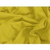 Jersey prostěradlo do dětské postýlky žluté 70 x 140 cm