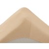 Měkké jersey prostěradlo meruňkové 60x120 pro miminka