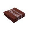 Bambusová osuška BAMBOO 70 x 140 cm hnědá, 70% bambus a 30% bavlna s elegantní bordurou