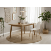 Stylová jídelní židle Bílá židle OSAKA v minimalistickém designu