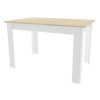 15387 Stol 120x80 cm dab sonoma bialy