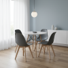 49993 minimalisticka tmave seda zidle kito pro jidelni stul