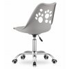 Ergonomická pracovní židle PRINT šedá s dětským vzhledem
