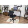 Designové kancelářské křeslo NOTO VELVET – černý samet a ergonomický tvar