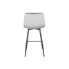54974 9 designova seda barova zidle mila velvet s operkou zad