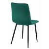 56787 3 luxusni tmave zelena sametova jidelni zidle libra moderni elegance