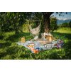 Designová dřevěná lucerna AIRA ORANGE – praktická rukojeť, více velikostí