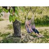 Branco hnede zavesne kreslo 4344