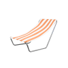 60319 skladaci plazove lehatko sand oranzove pruhy pro pohodlny odpocinek