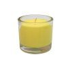 Žlutá vonná svíčka MINNESOTA POPCORN YELLOW 9 cm ve skle Vonná svíčka MINNESOTA POPCORN YELLOW žlutá pro relaxační atmosfé