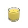 Vonná svíčka v průhledném skle MINNESOTA POPCORN YELLOW 9 cm žlutá
