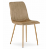 64871 1 elegantni hneda sametova zidle lava stylovy nabytek pro vas domov