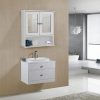 Stylová koupelnová skříňka LEHAC bílá – moderní design
