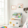Dětská knihovna KIDS 62,5x29,5x70 cm – s veselým raketovým motivem