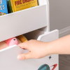 Dětská knihovna KIDS 62,5x29,5x70 cm – bílá knihovna s úložným prostorem