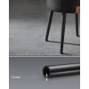 Designový taburet EKHO černý s úložným prostorem pro moderní bydlení