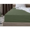 65675 2 tmave zelene jersey prosteradlo exclusive 180x200 cm z bavlny