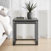 Stolky QUADRO šedé – minimalistický design, vhodné do každého interiéru.