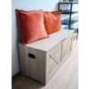 Elegantní úložný box LEHAC v dekoru dub sonoma – s praktickým víkem