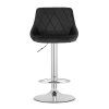 66818 1 cerna barova zidle velvet kast