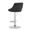 66818 4 cerna barova zidle velvet kast