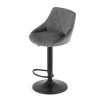 66827 2 seda barova zidle velvet kast s cernou nohou