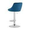66863 4 modra barova zidle velvet kast